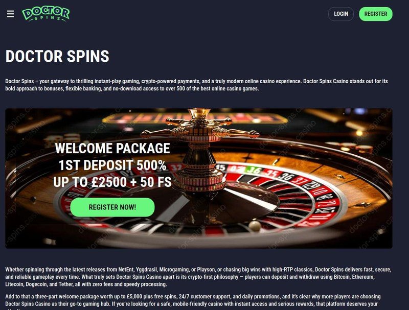 Exploring the World of Real Money Gaming at Doctor Spins Casino UK